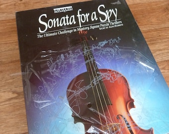 Sealed Mystery Jigsaw Puzzle Sonata for a Spy 1000 piece puzzle Story by Alan Robbins Unused jigsaw new old stock