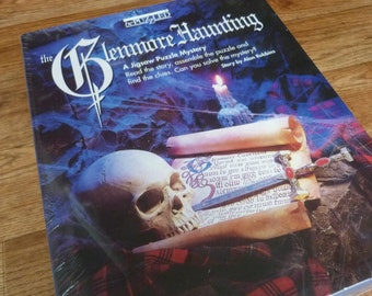Sealed Mystery Jigsaw Puzzle The Glenmore Haunting 1000 piece puzzle Story by Alan Robbins Unused jigsaw new old stock