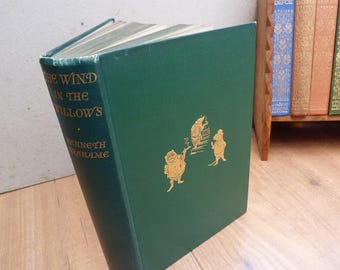 Antique Wind in the Willows 1938 Book Illustrated by Ernest Shepherd Vintage classic children's fiction