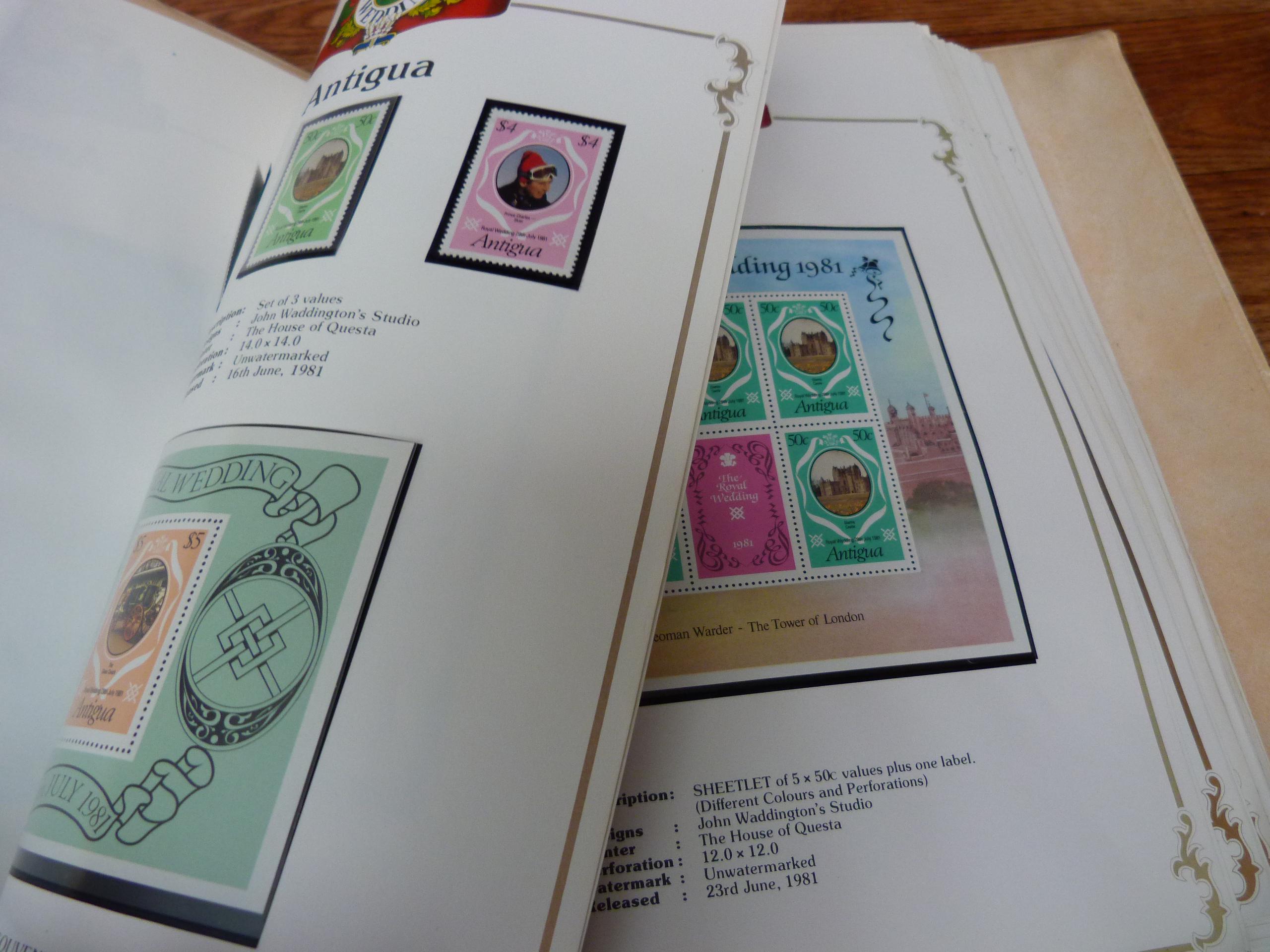 1981年チャールズ皇太子とダイアナ妃のロイヤルウェディング記念切手