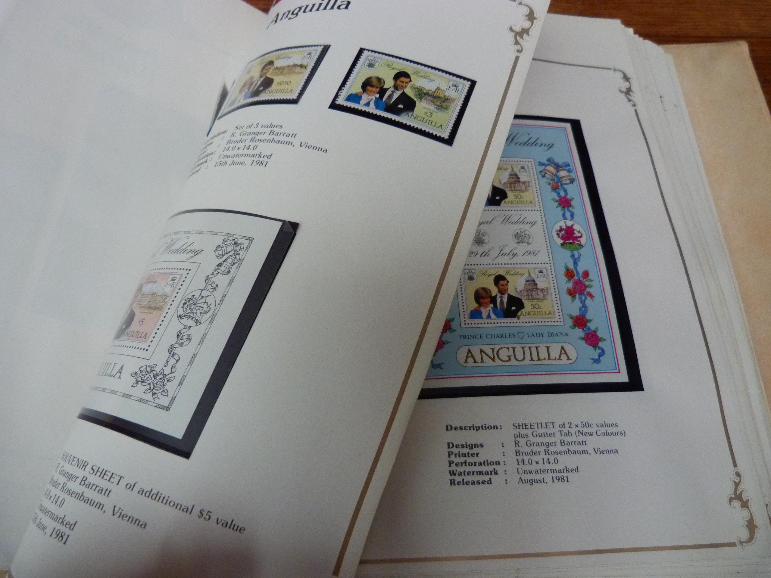 1981年チャールズ皇太子とダイアナ妃のロイヤルウェディング記念切手