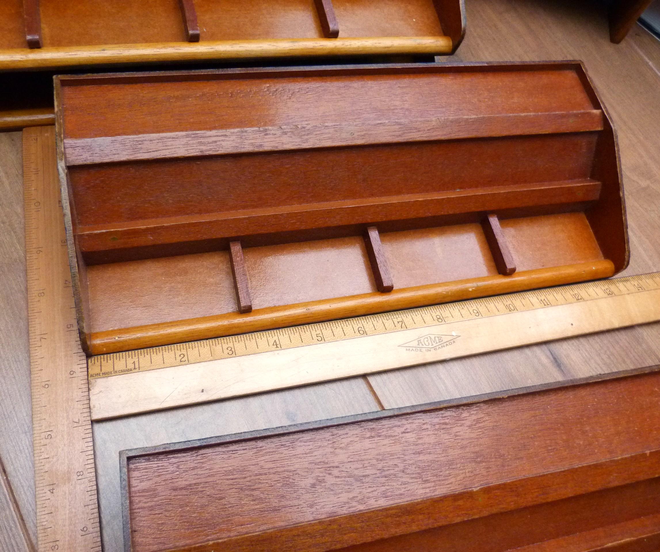 Vintage Mahjong Racks Set of 4 Hold Larger Tiles 13 1/4 Inches Long - Etsy