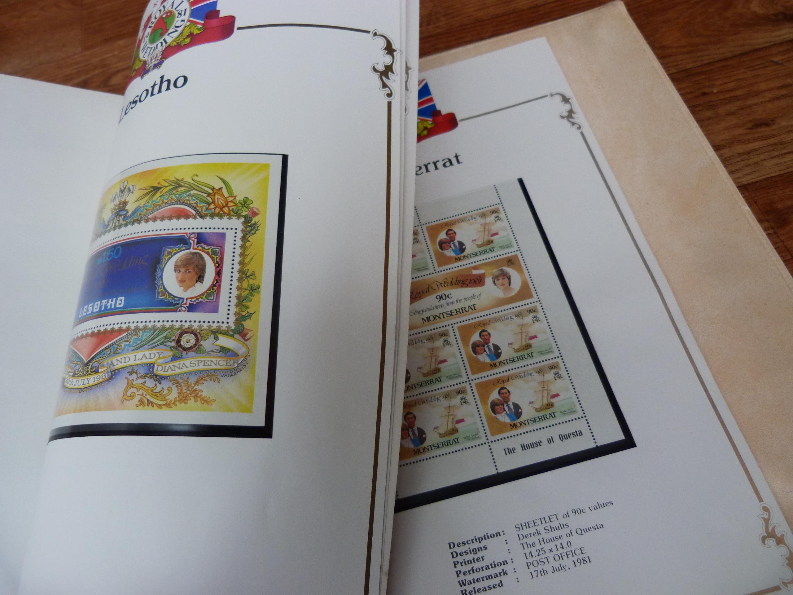 1981年チャールズ皇太子とダイアナ妃のロイヤルウェディング記念切手