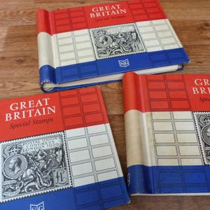 Stanley Gibbons Great Britain Special Stamps Albums 1924-1987 Complete Commemorative Stamp Sets Including QEII Phosphor Issues Complete