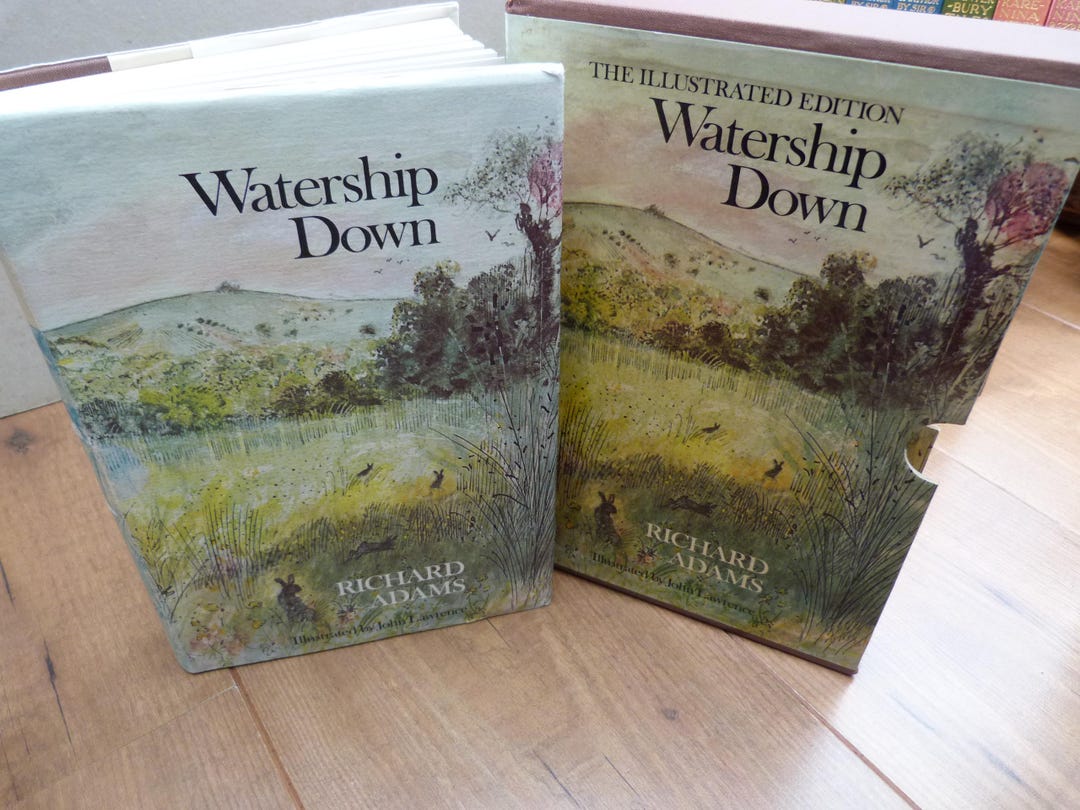 Watership Down Illustrated Edition 1970s Hardback With Dust Jacket in