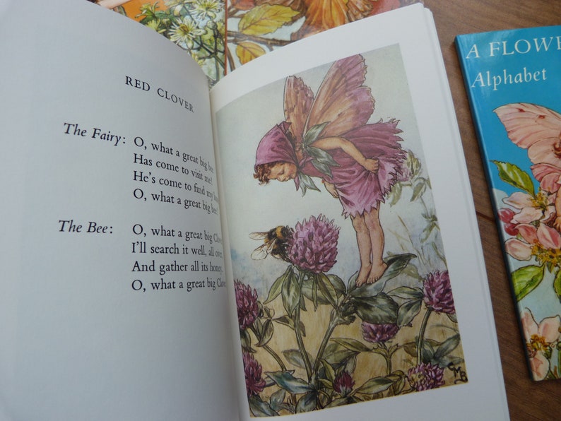 Flower Fairies Collection Slipcase containing Seven Paperback Illustrated books Cicely Mary Barker 7 Book set 1970s Books Immaculate image 5