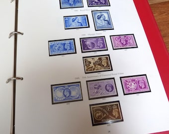Great Britain Commemorative Stamps 1940-1979 Complete Mint in Stanley Gibbons Album