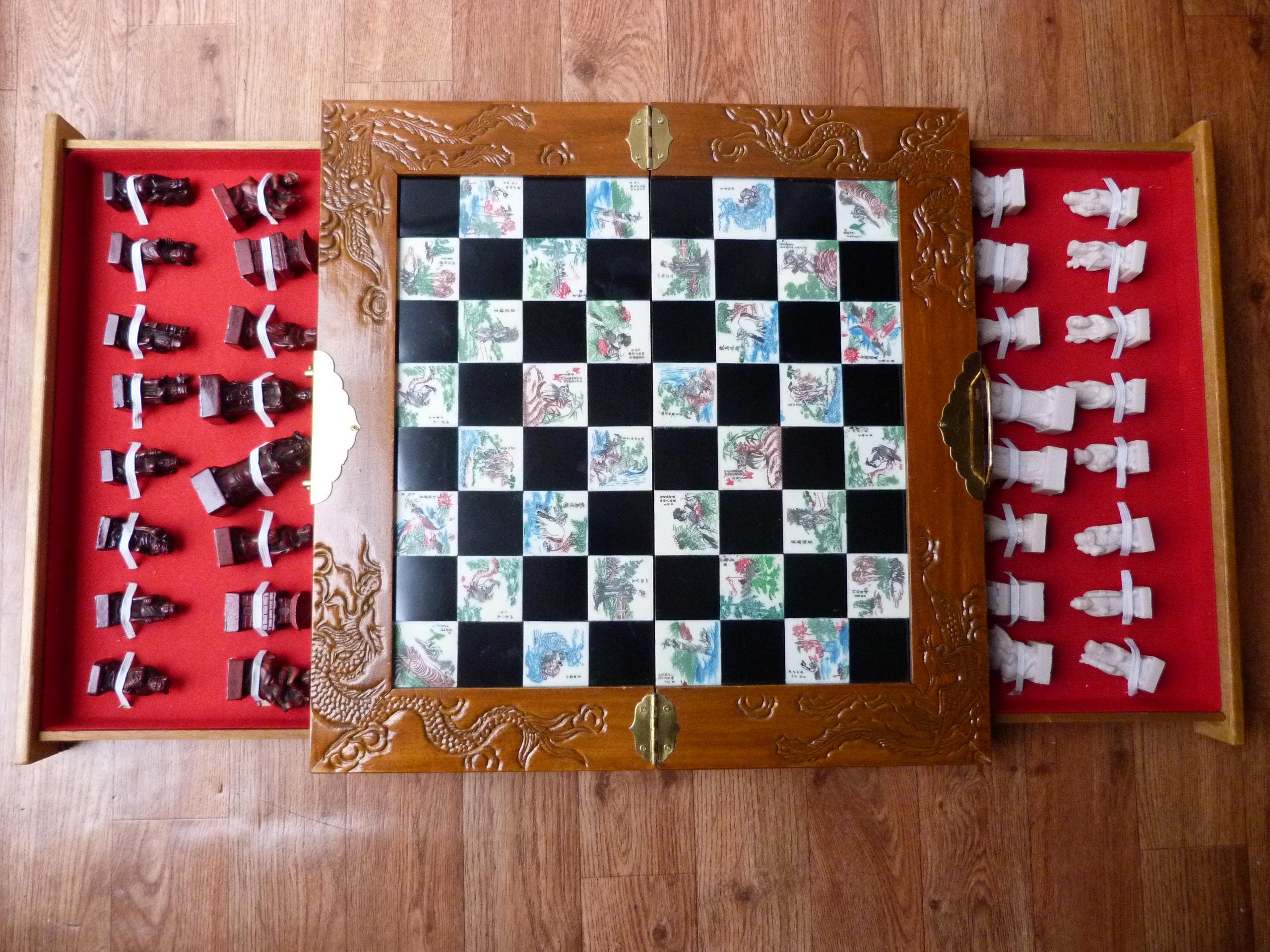 Vintage Chinese Chess Sets - Etsy Vintage Chinese Chess Sets - Etsy