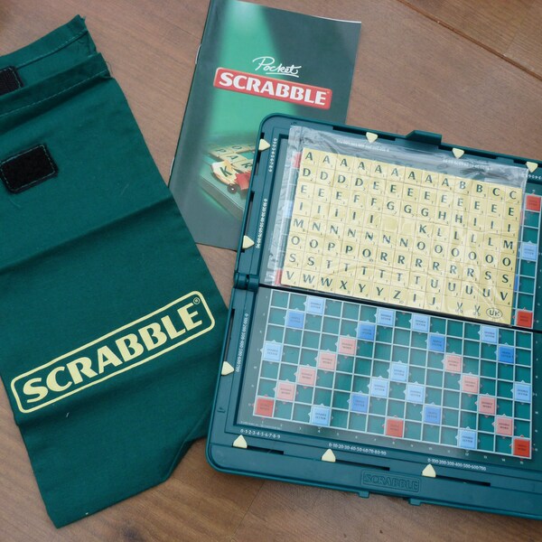 Travel Scrabble Etsy
