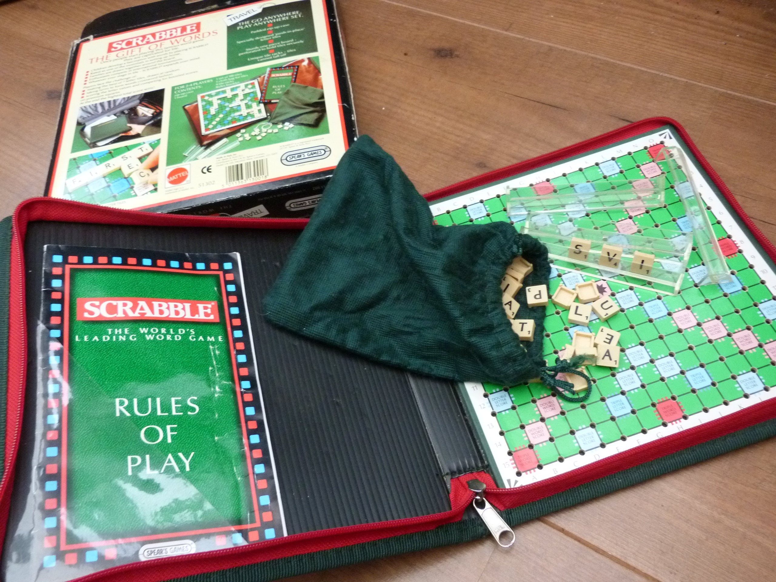 Games Spare Parts TRAVEL SCRABBLE by Spears Games replacement pieces