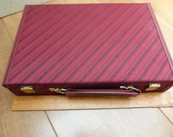 Vintage SEALED Anne Carlton Mahjong Set 152 Tiles with Jokers Complete Bamboo Backed Pieces, Scoring Sticks and Dice 1980s Portable vintage
