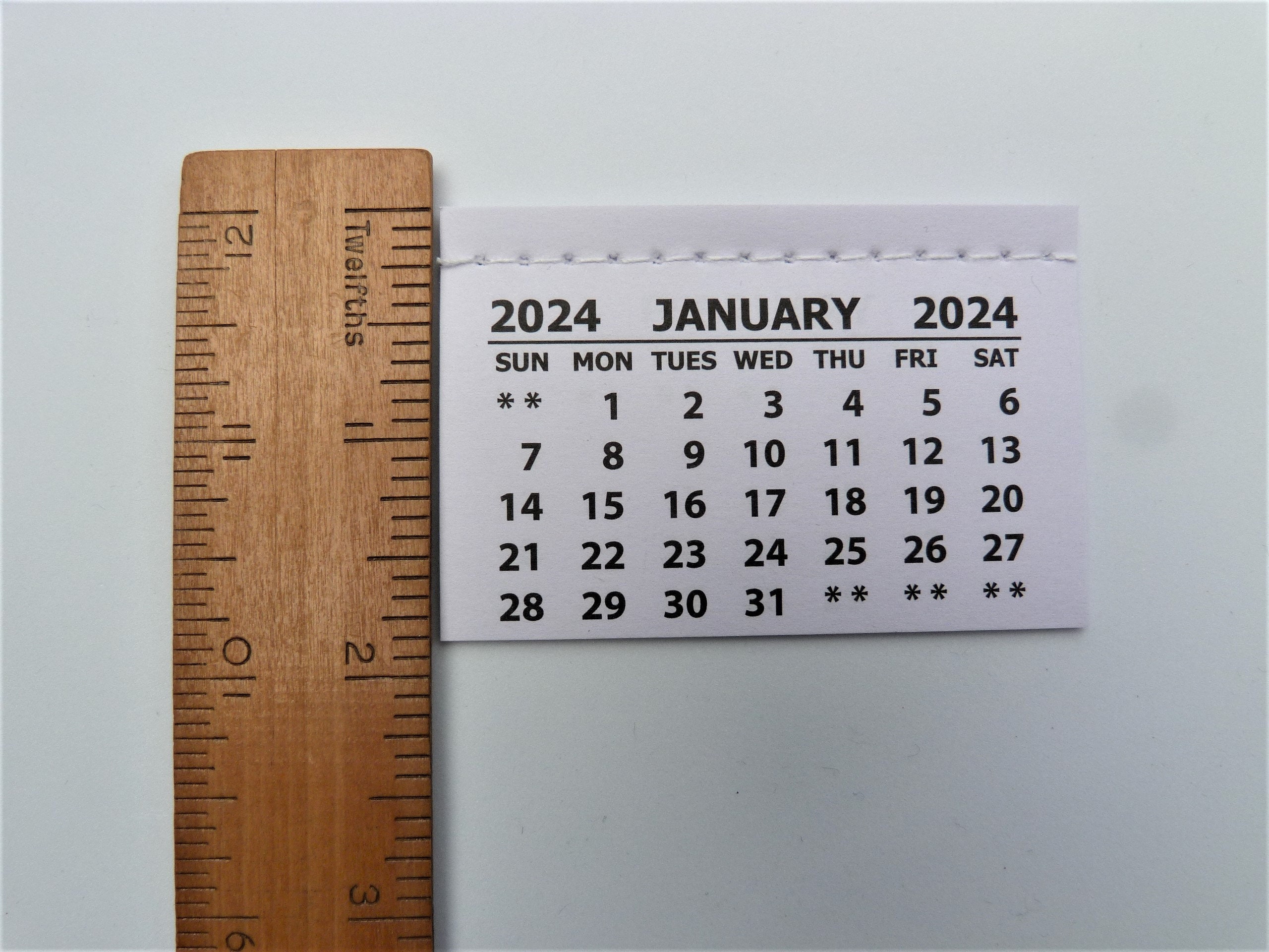 2024 Mini Calendar Stickers – Haileydayz