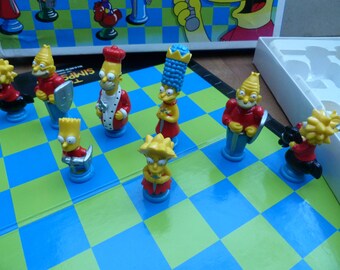 ヴィンテージ ザ・シンプソンズ 3D チェスセット（折りたたみボード 