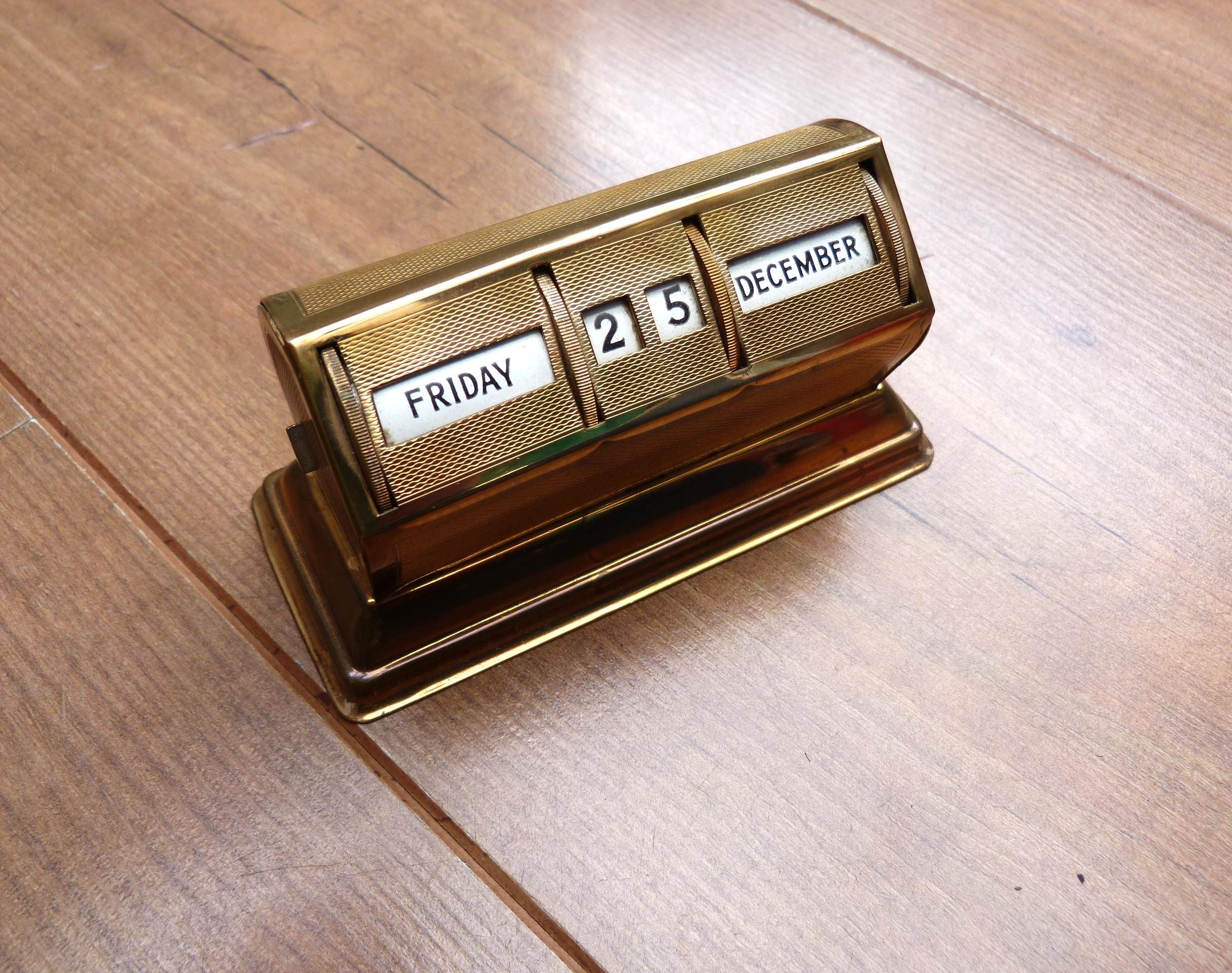 Brass Perpetual Calendar - Etsy