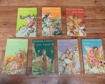 Flower Fairies Illustrated Paperback books Cicely Mary Barker 1970s