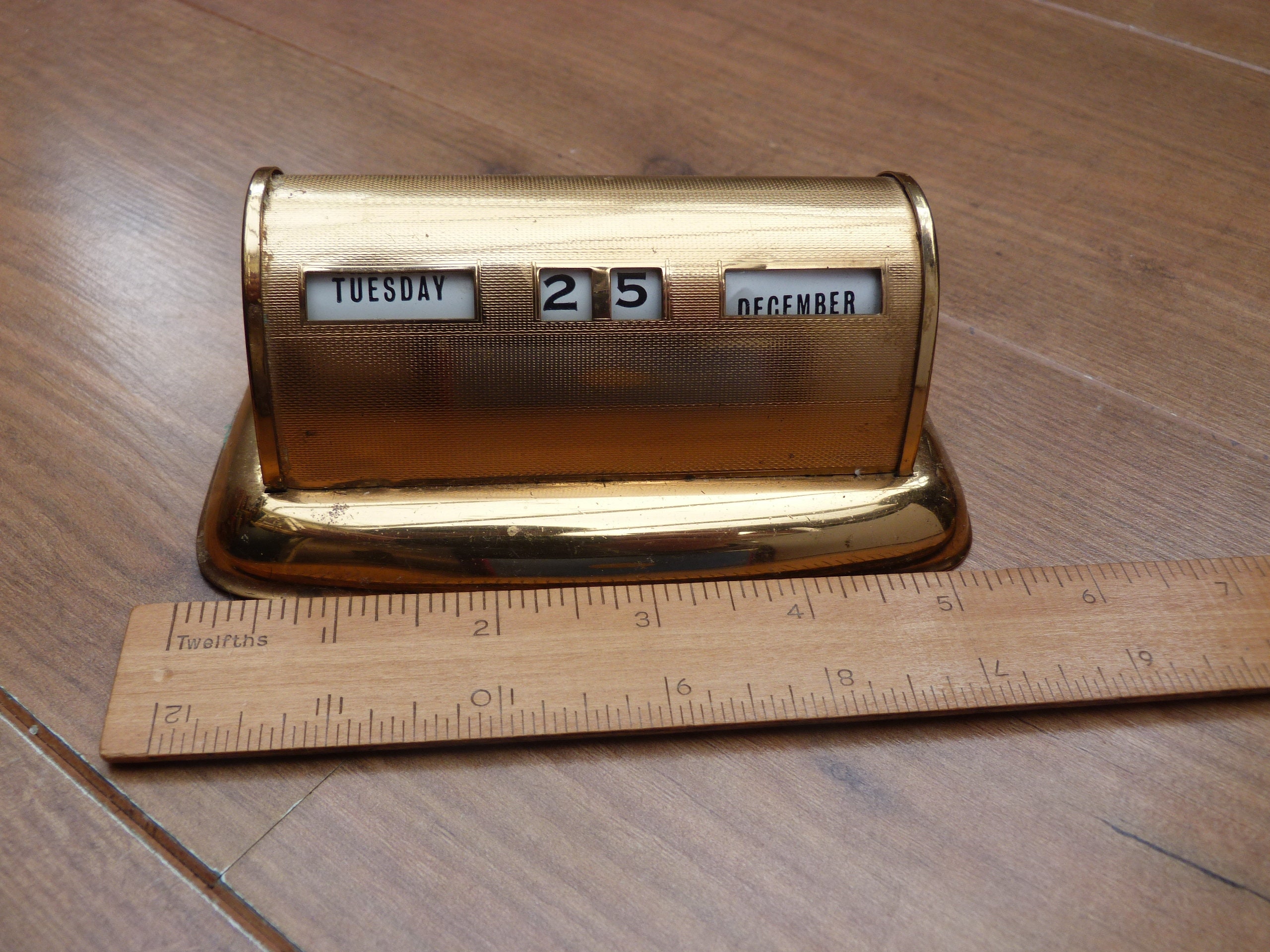 ヴィンテージ ストラットン パーペチュアルカレンダー デスク