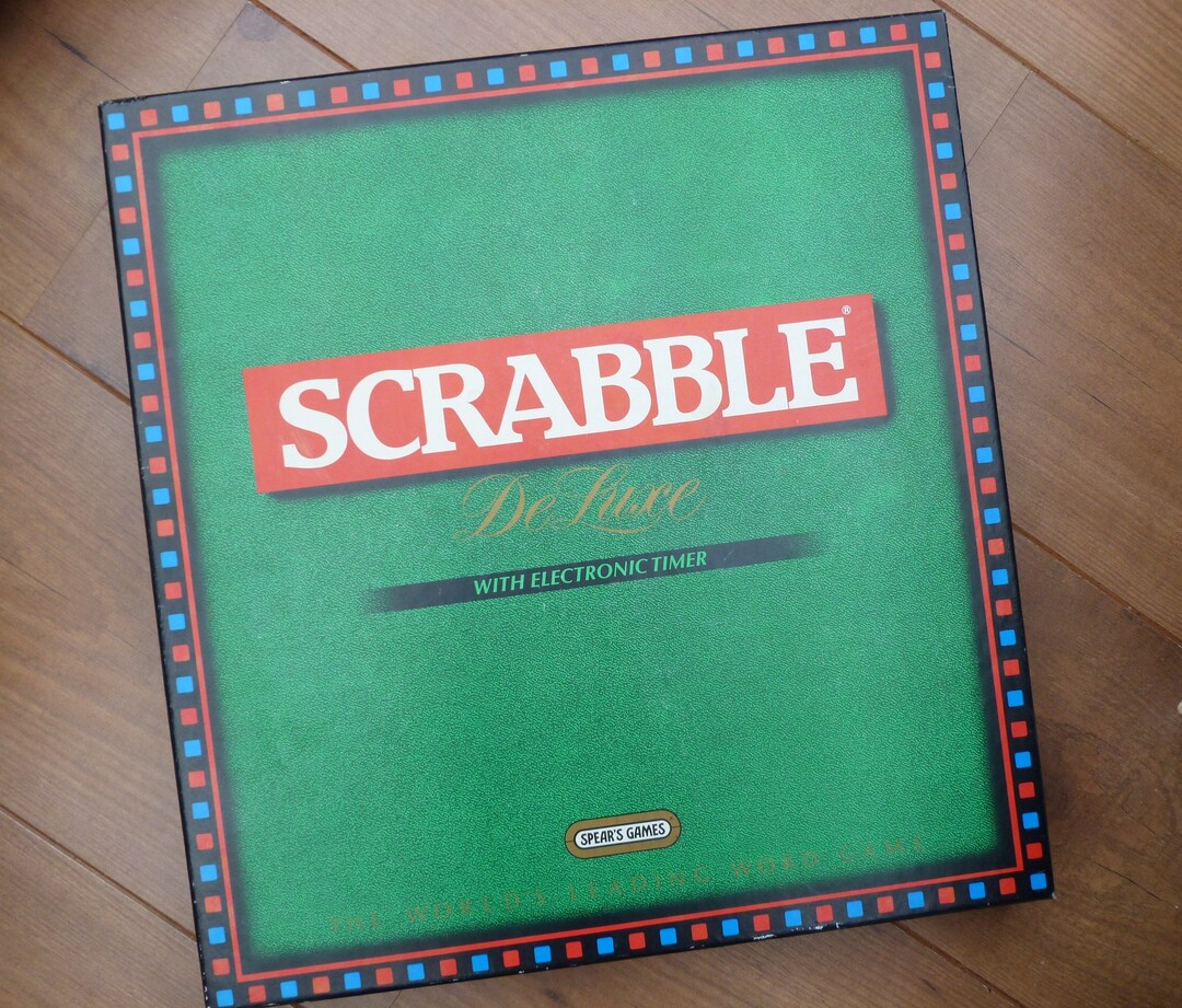 Vintage Deluxe Scrabble Set, With Electronic Timer and Vintage Deluxe Scrabble Set, With Electronic Timer and