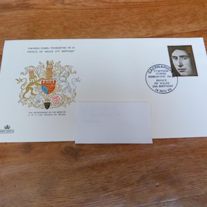 Prince Charles 21st Birthday Commemorative Cover 1969 Caernarvon