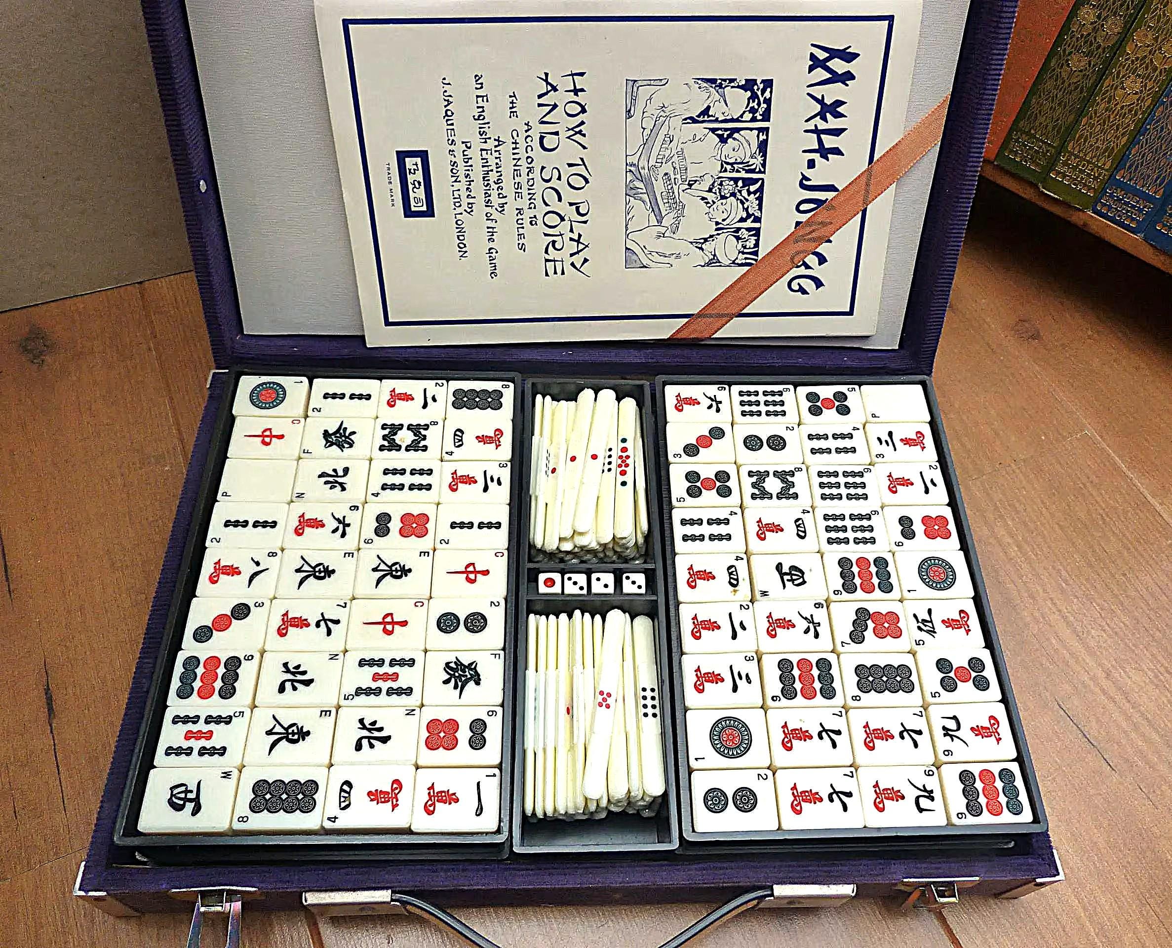 Antique mahjong set japan - Etsy 日本