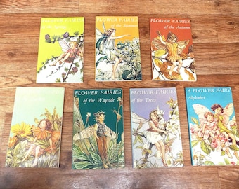 Flower Fairies Illustrated Paperback books Cicely Mary Barker 1970s