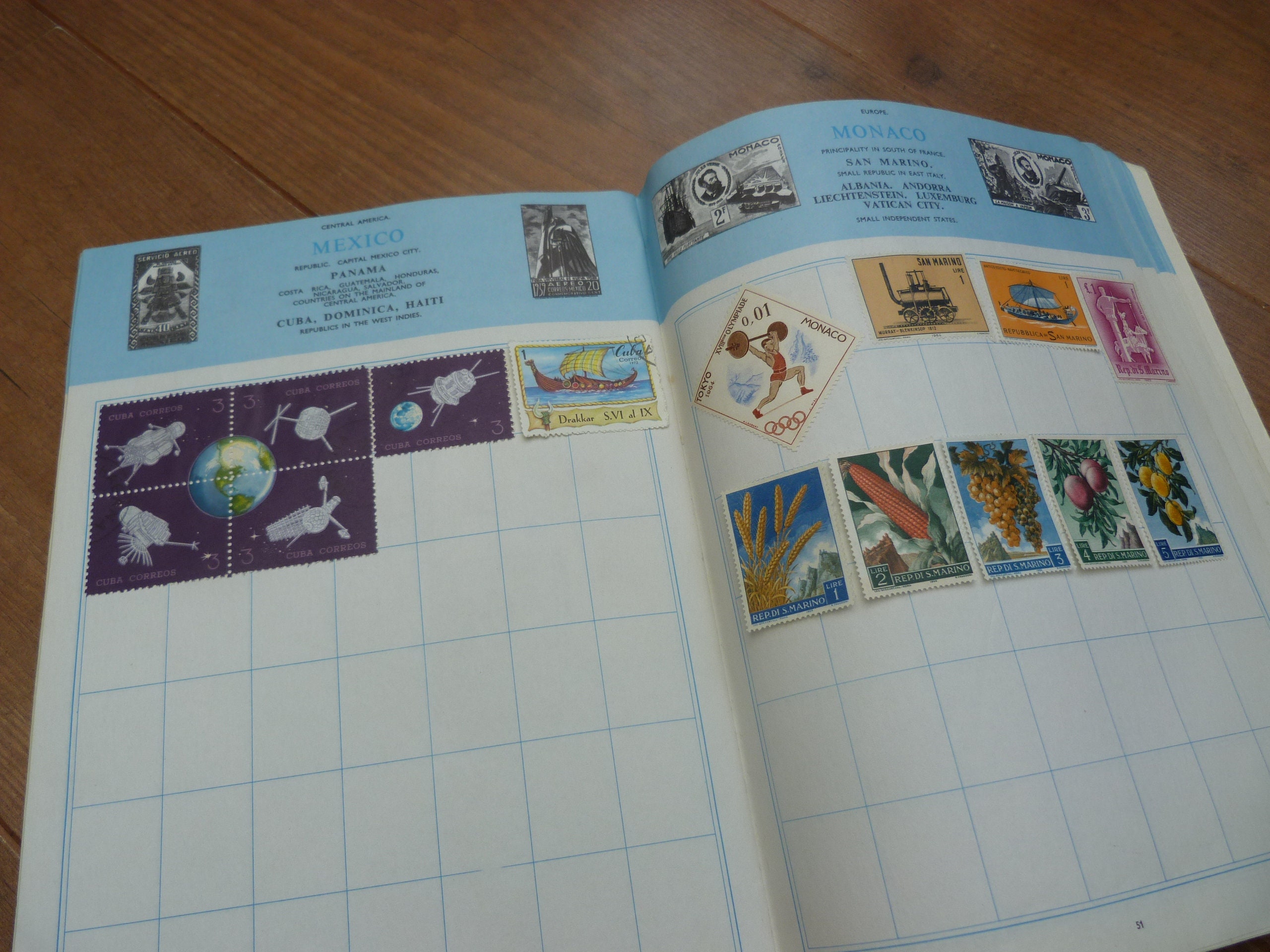 Turkish Stamp Collection Book Philatelic Exposures Collectible