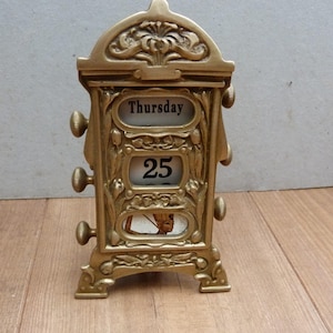 Antique perpetual calendar - Etsy 日本