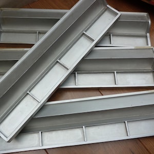 Vintage Mahjong Racks Set of 4 hold Larger Tiles 16 Inches long
