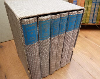 Jane Austen Complete Novels 6 Vintage Hardback Books in Slipcase. Zodiac Press 1960-63 Editions