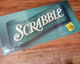 Sealed SPANISH Scrabble Original Set Complete Unused Vintage Game Dated 2001 US Edition Word board game