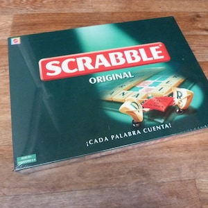 Sealed SPANISH Scrabble Original set complete unused vintage game dated 2003 Word board game