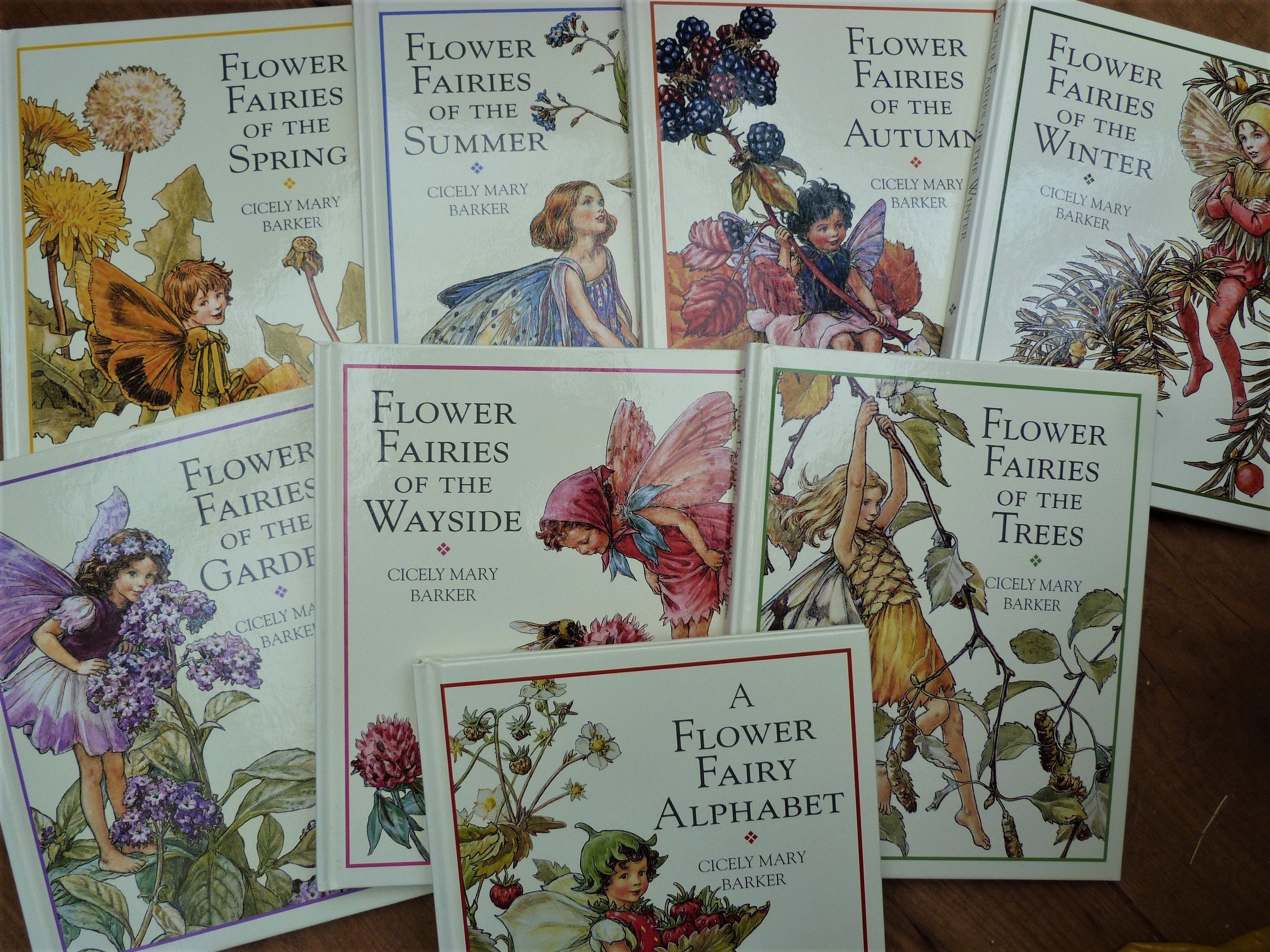 Flower Fairies Library Collection of 8 Hardback Illustrated Books
