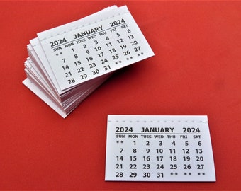 2024 Mini Calendar Tabs pack of 20, 50 or 100 Turn Your Pictures or Anything Into a Calendar, Great Crafting or Kid's Activity. - Etsy 2024-mini-calendar-tabs-pack-of-20-50-or-100-turn-your-pictures-or-anything-into-a-calendar-great-crafting-or-kid-s-activity-etsy