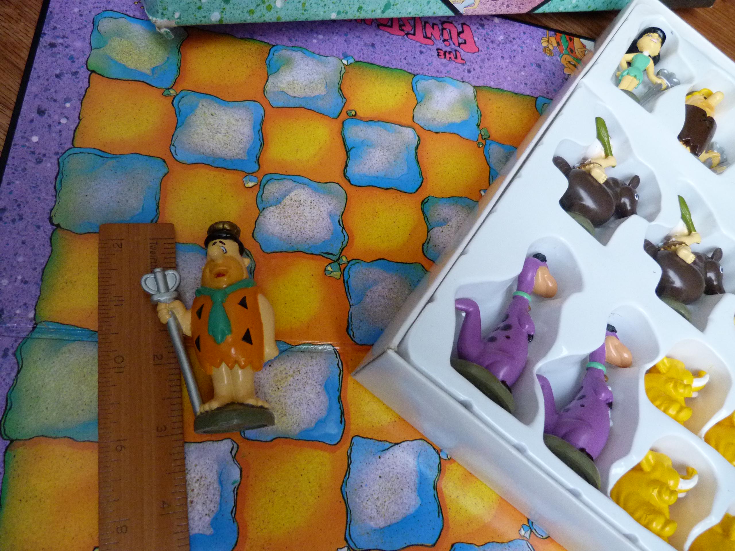 Jeu D'échecs 3D Vintage – Les Pierrafeu (The Flintstones) – 1993 – Occasion