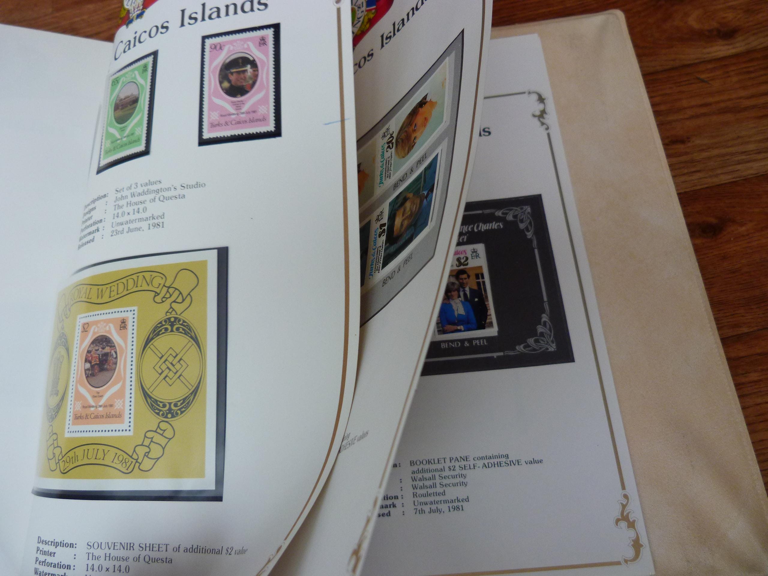 1981年チャールズ皇太子とダイアナ妃のロイヤルウェディング記念切手