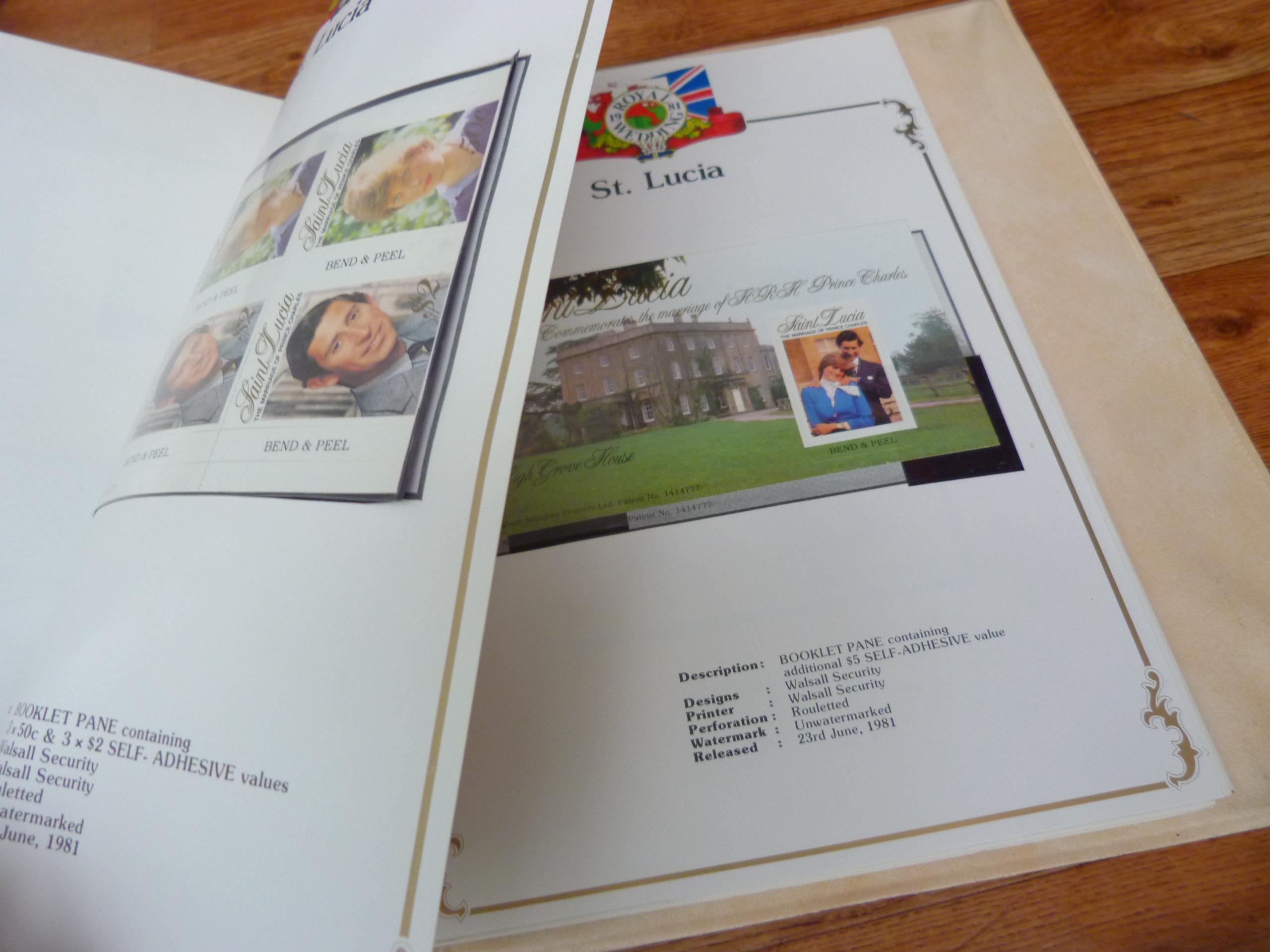 1981年チャールズ皇太子とダイアナ妃のロイヤルウェディング記念切手