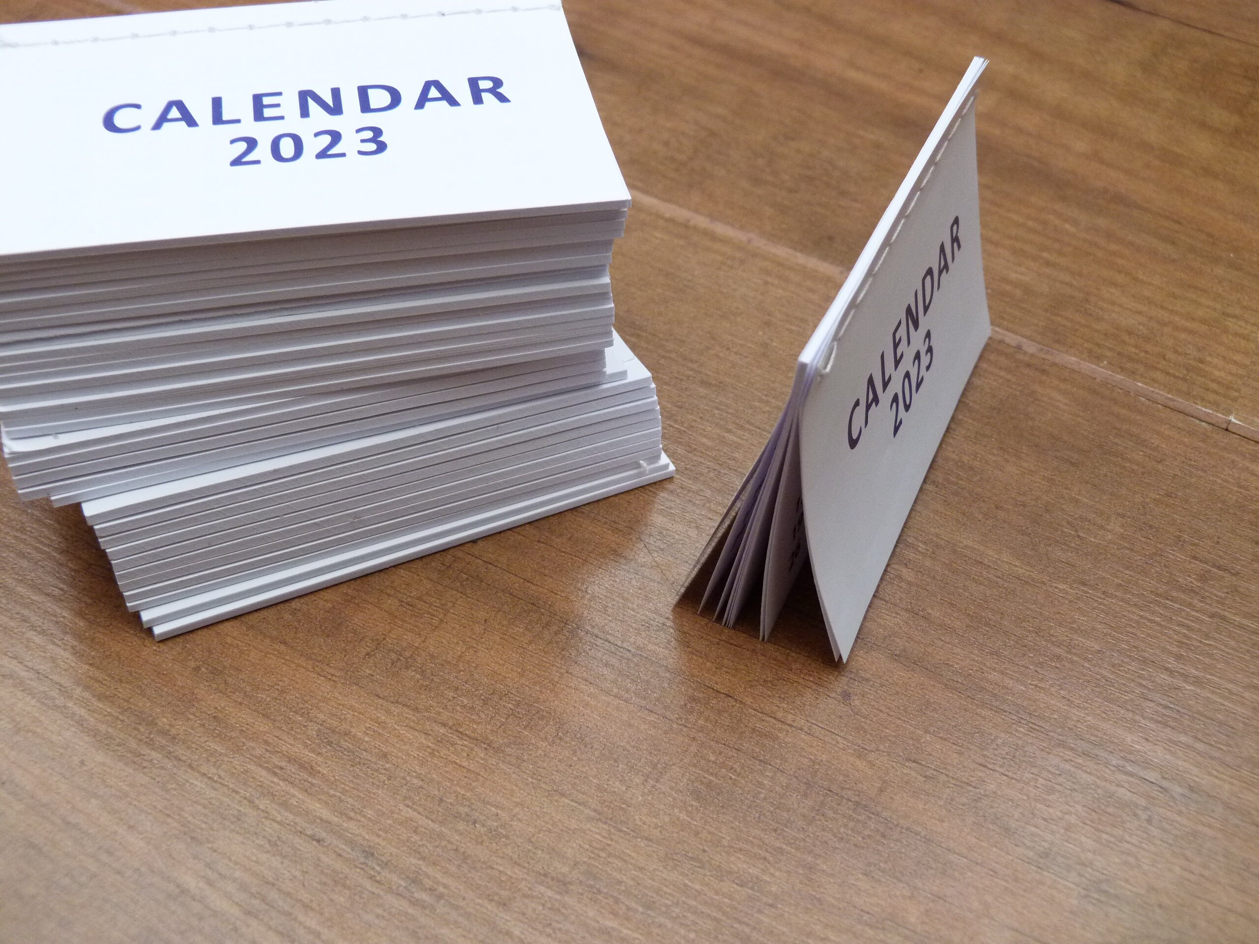2023 Mini Calendar Pads pack of 20/50/100. Stitched Tear off - Etsy