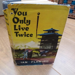 You Only Live Twice Ian Fleming James Bond 007 Vintage Hardback Book 1964 First Book club Edition