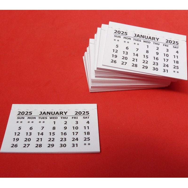 2025 Mini Calendars Etsy