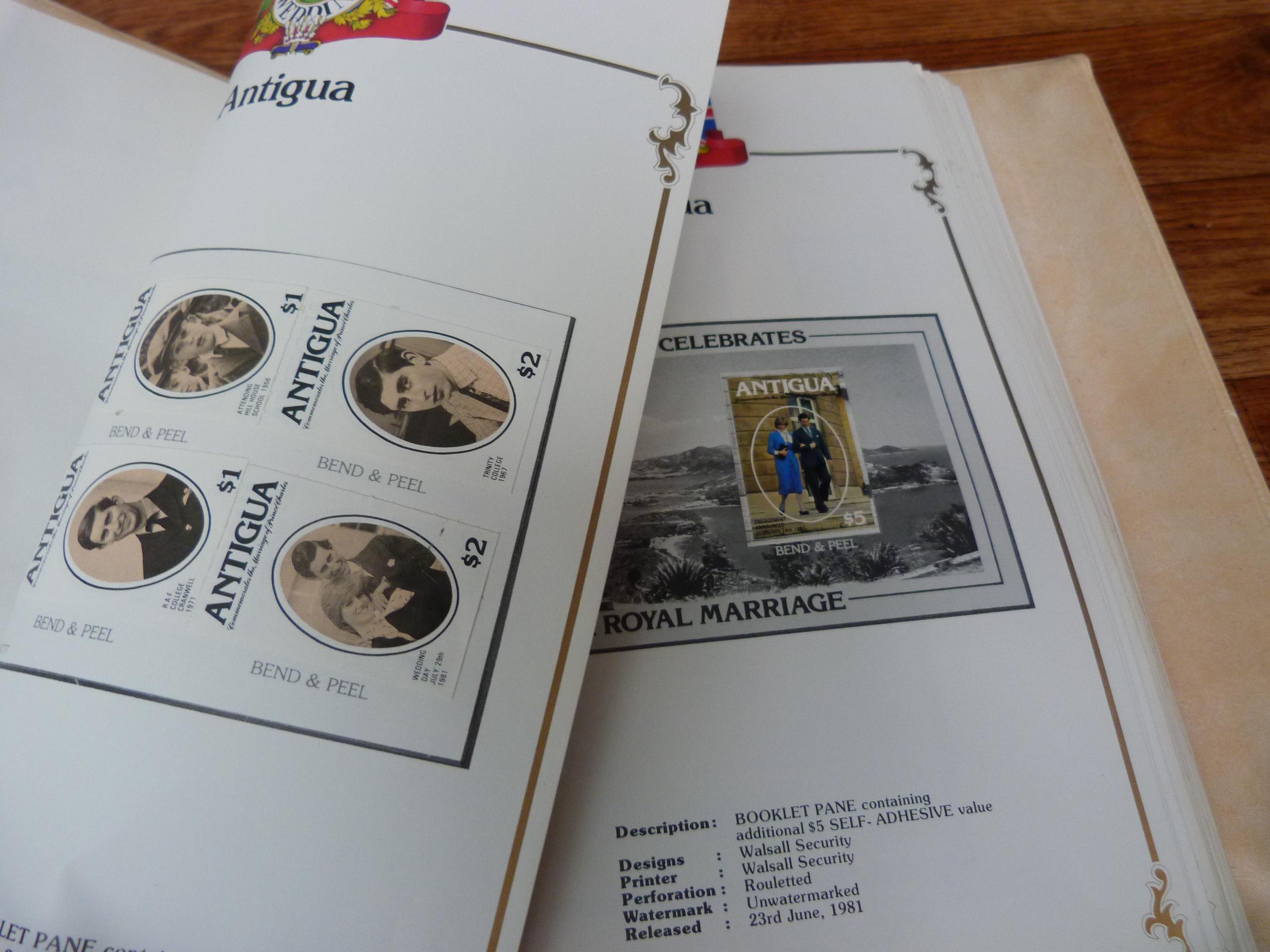 1981年 ロイヤルウェディング 記念切手セット チャールズ王子とダイアナ妃 チャールズ皇太子・ダイアナ妃 記念切手セット - メルカリ