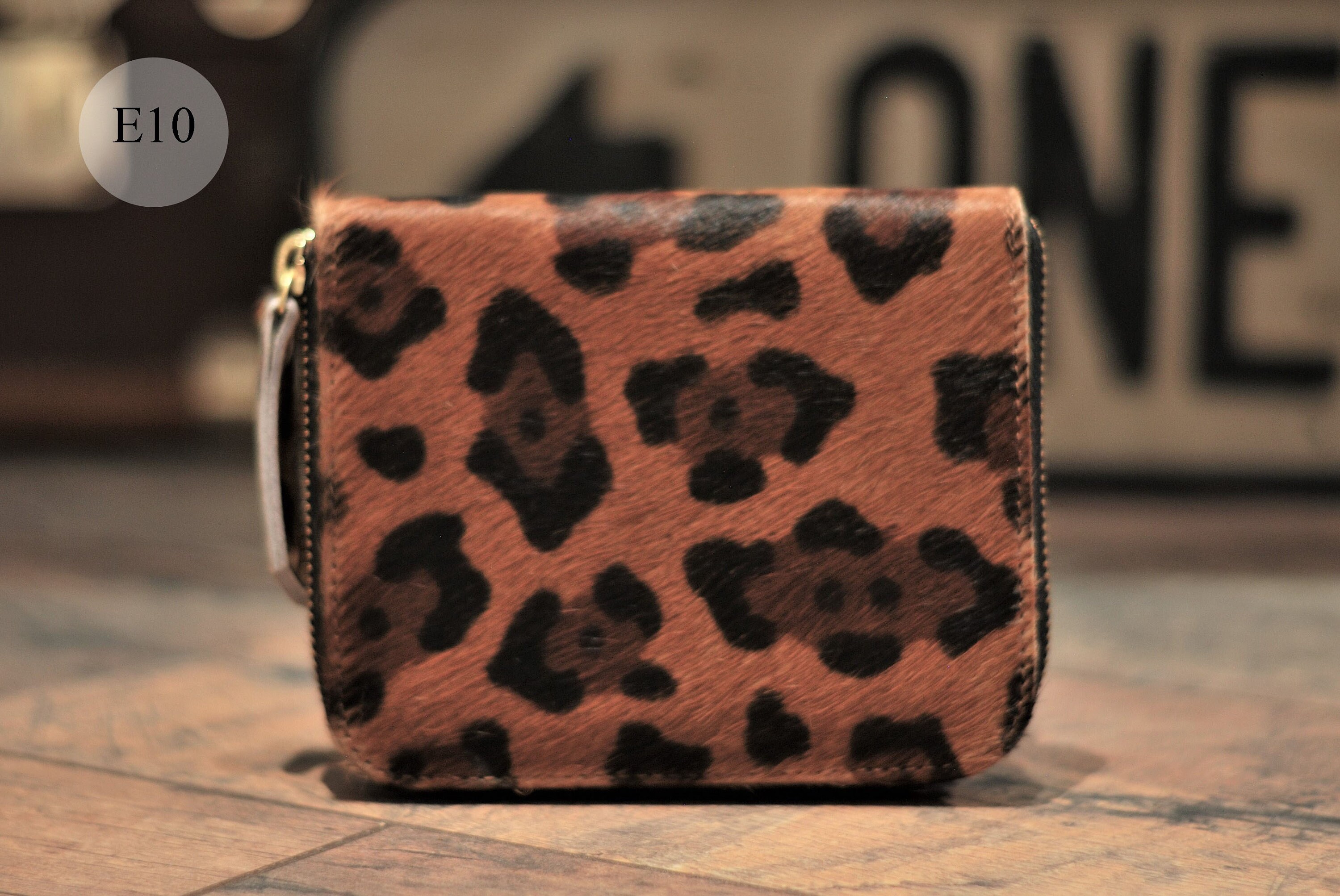 Wallet Animal Print Wallet Cow Hide Wallet Genuine Leather Etsy
