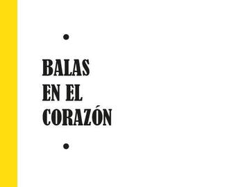 Poemario 'Balas en el corazón'.