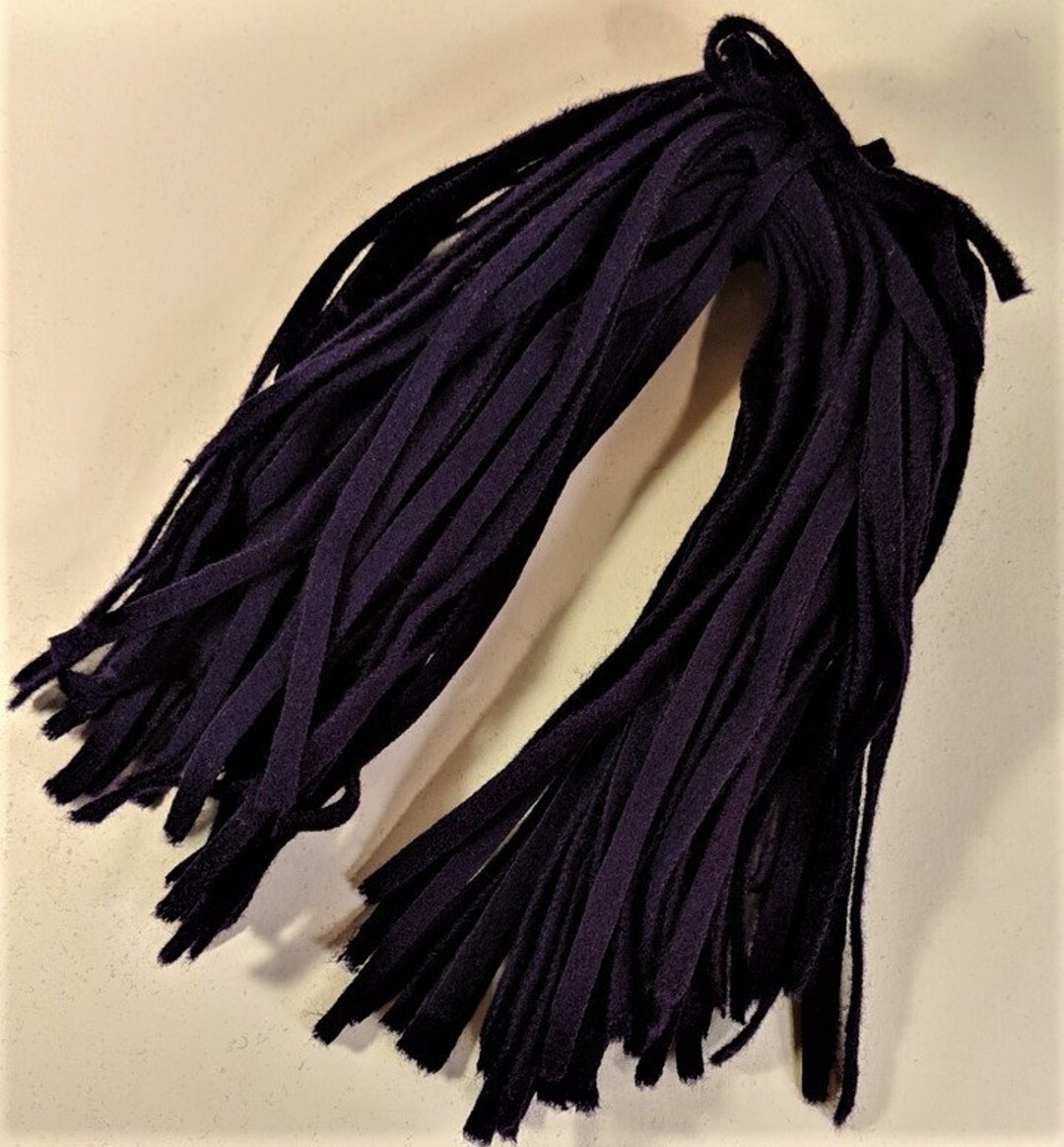 Dorr Wool Eggplant Wool Strips on Number 8 Blade 18 Inches Long 50 ...