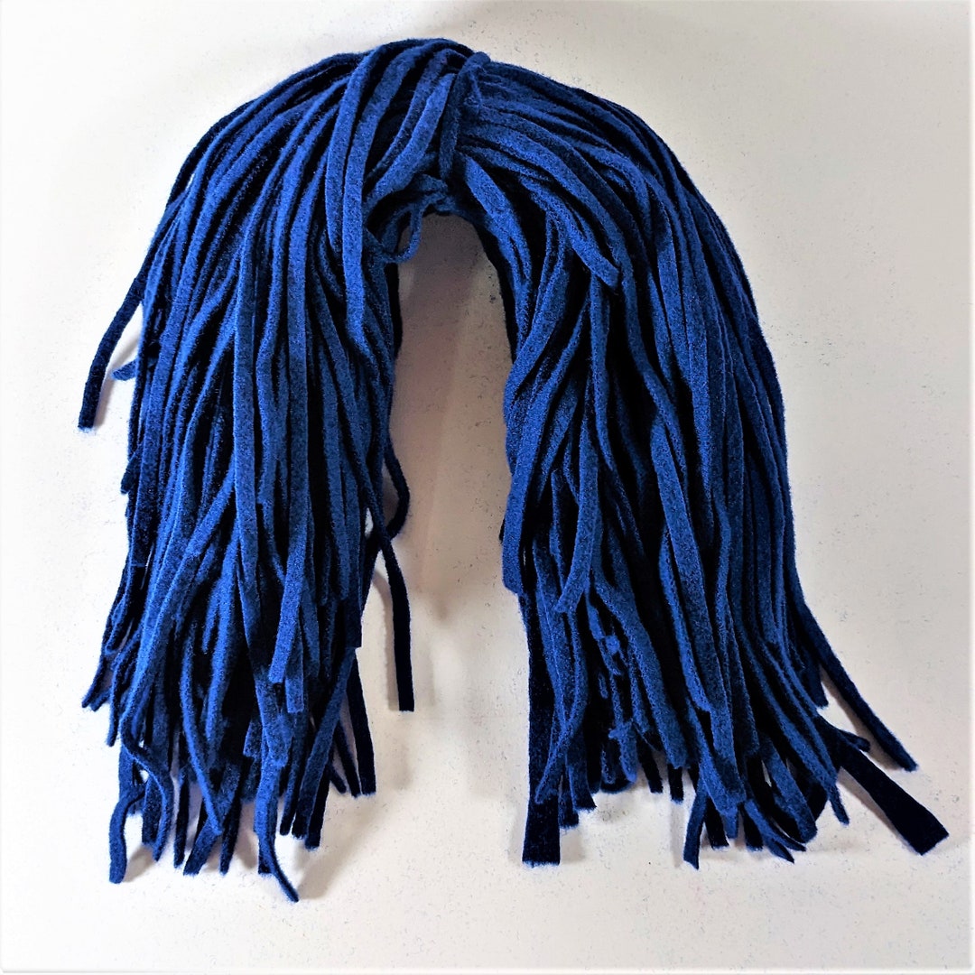 Rug Hooking Strips ROYAL BLUE #6 Cut 100 Ct. 18" Long #219 Dorr Mill ...