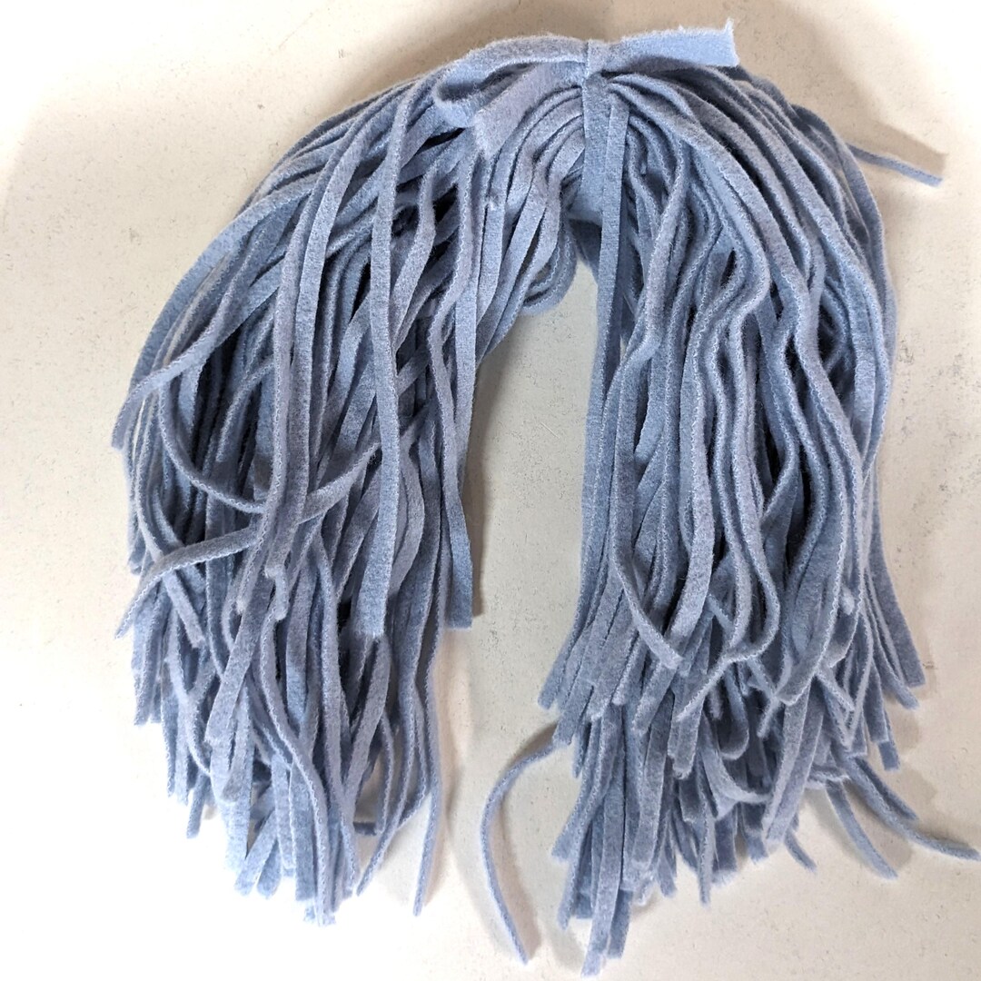 Rug Hooking Strips BABY BLUE #6 Cut 100 Ct. 18" Long #1821 Dorr Mill ...