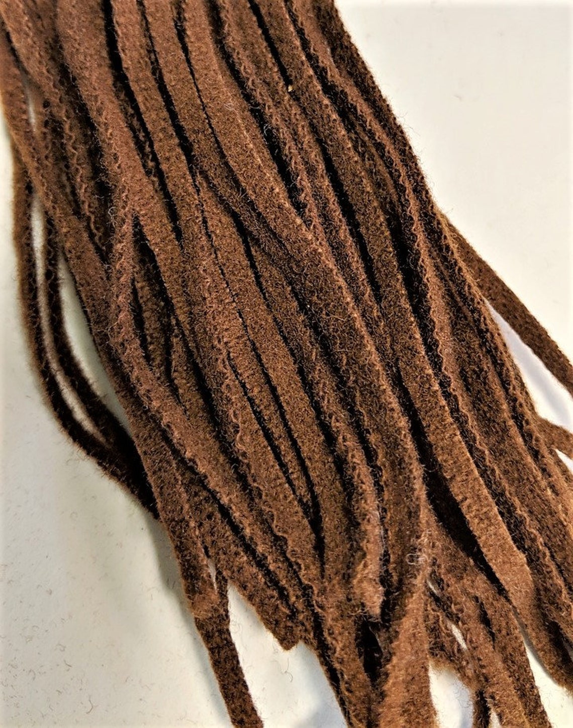 Brown Dorr Mill Wool Strips Rug Hooking Strips 50 Strips Number 4 Blade