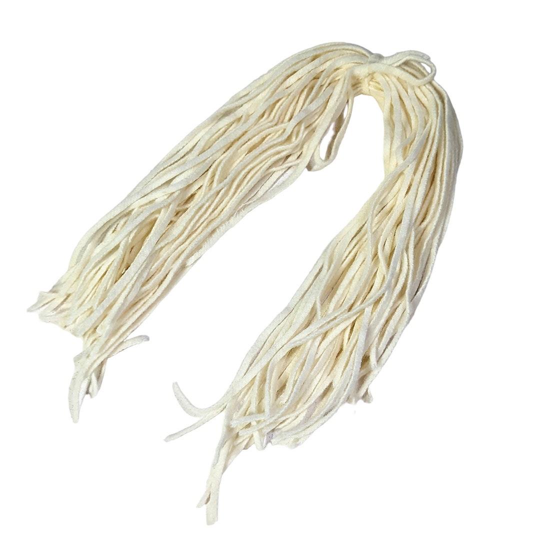 Rug Hooking Strips WHITE #4 Cut 50 Ct. 18" Long #8120 Dorr Mill Wool - Etsy
