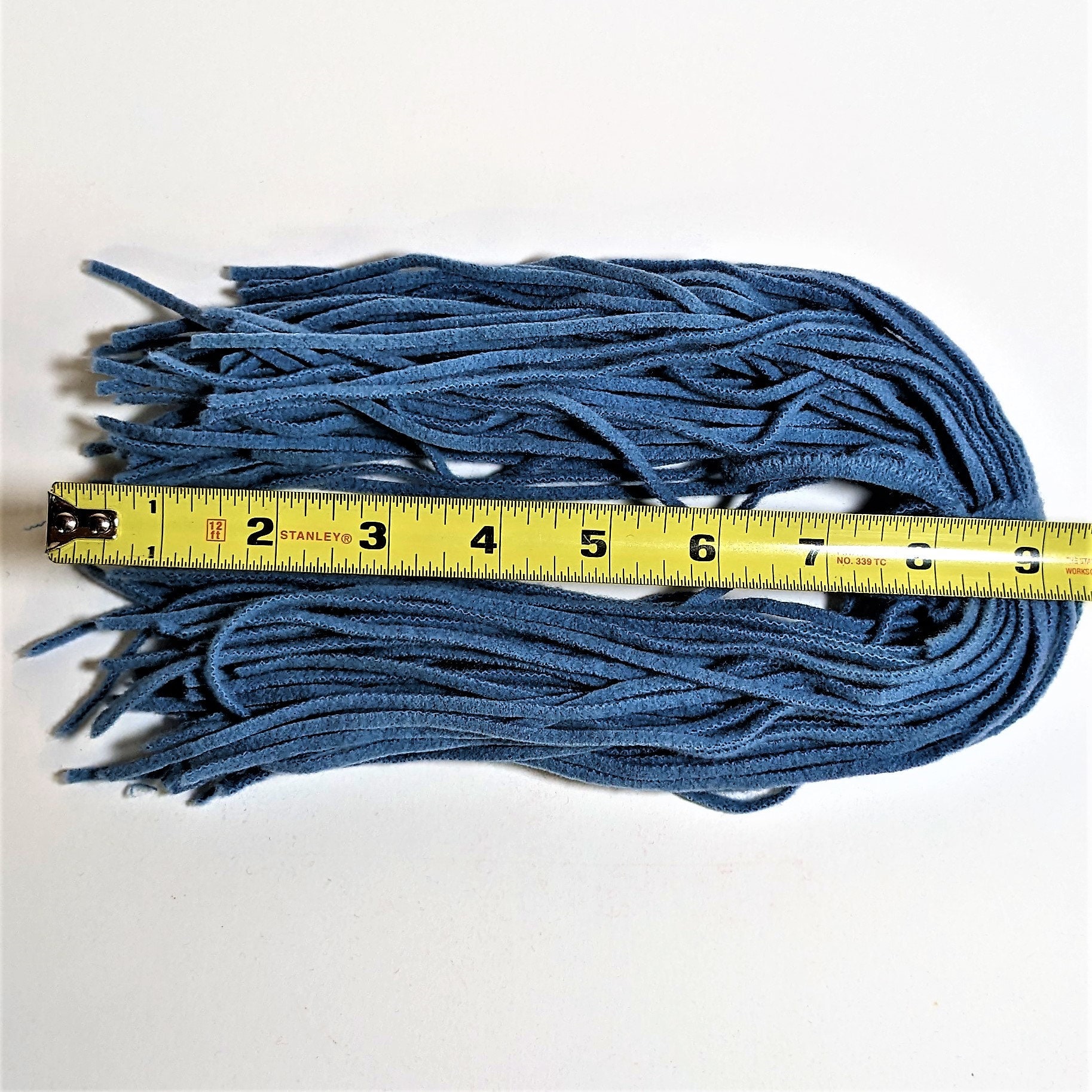 Rug Hooking Strips BLUE #4 Cut 50 Ct. 18" Long #323 Dorr Mill Wool - Etsy