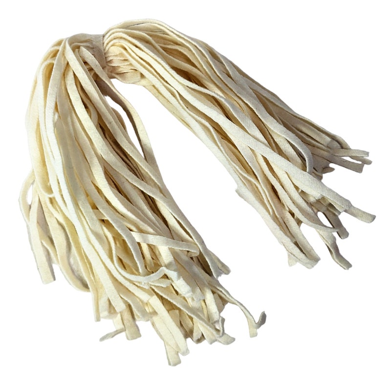 WHITE Wool Strips #8120 #8 Cut 18” Long 50 Ct. Dorr Mill for Rug ...