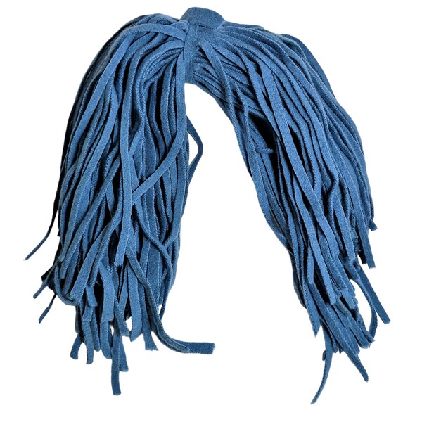 BLUE NE Wool Strips #323 #6 Cut 18" Long 100 ct. Dorr Mill for Rug Hooking