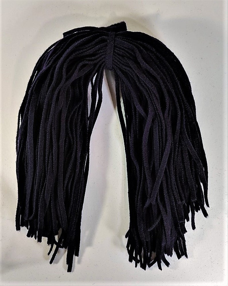 Wool Strips Eggplant Dorr Mill Wool Strips for Rug Hooking Number 6 Blade Cut Felted 100 Strips 18 Inches Long